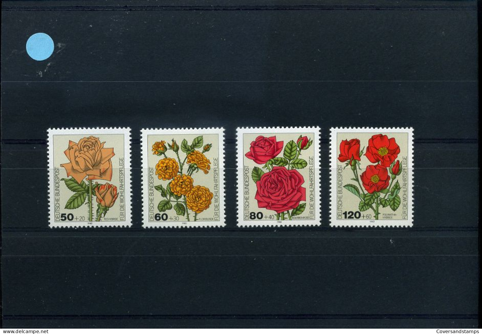 Bundespost  -  Bloemen                                                        - Roses