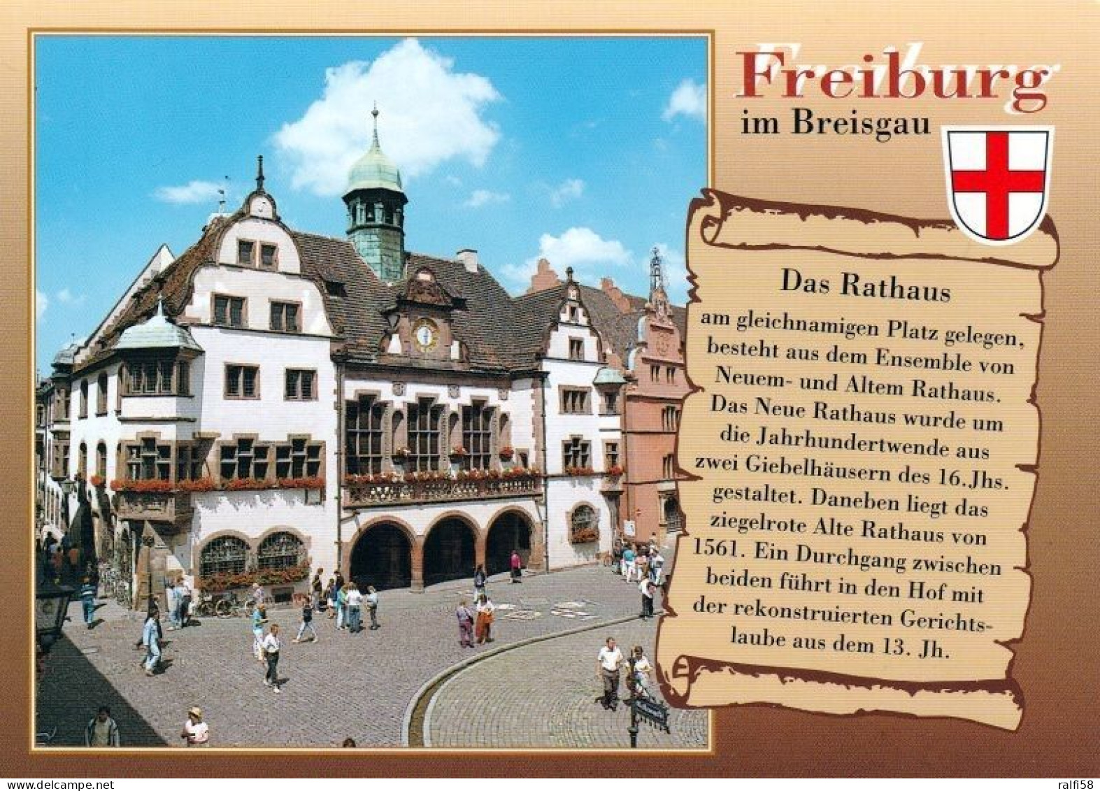3 AK Germany / Baden-Württemberg * 3 Chronikkarten Von Freiburg Im Breisgau * - Freiburg I. Br.