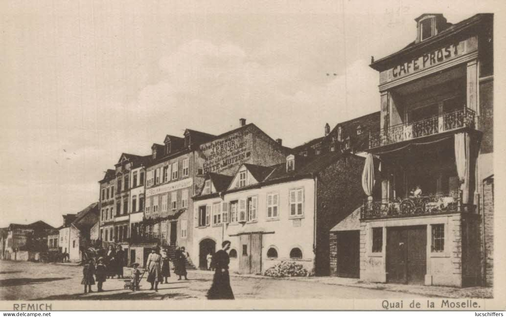 Remich - Quai De La Moselle - Animée - 2 Scans - Remich