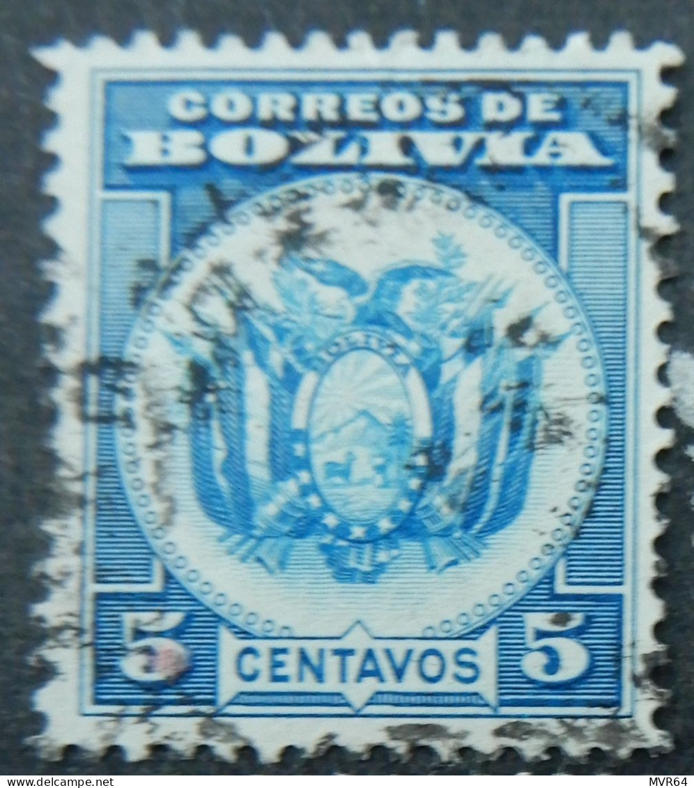 Bolivië Bolivia 1933 (3) Coat Of Arms 9 Stars In Oval Ring - Bolivia