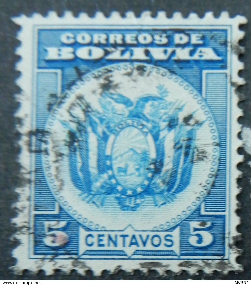 Bolivië Bolivia 1933 (3) Coat Of Arms 9 Stars In Oval Ring - Bolivie