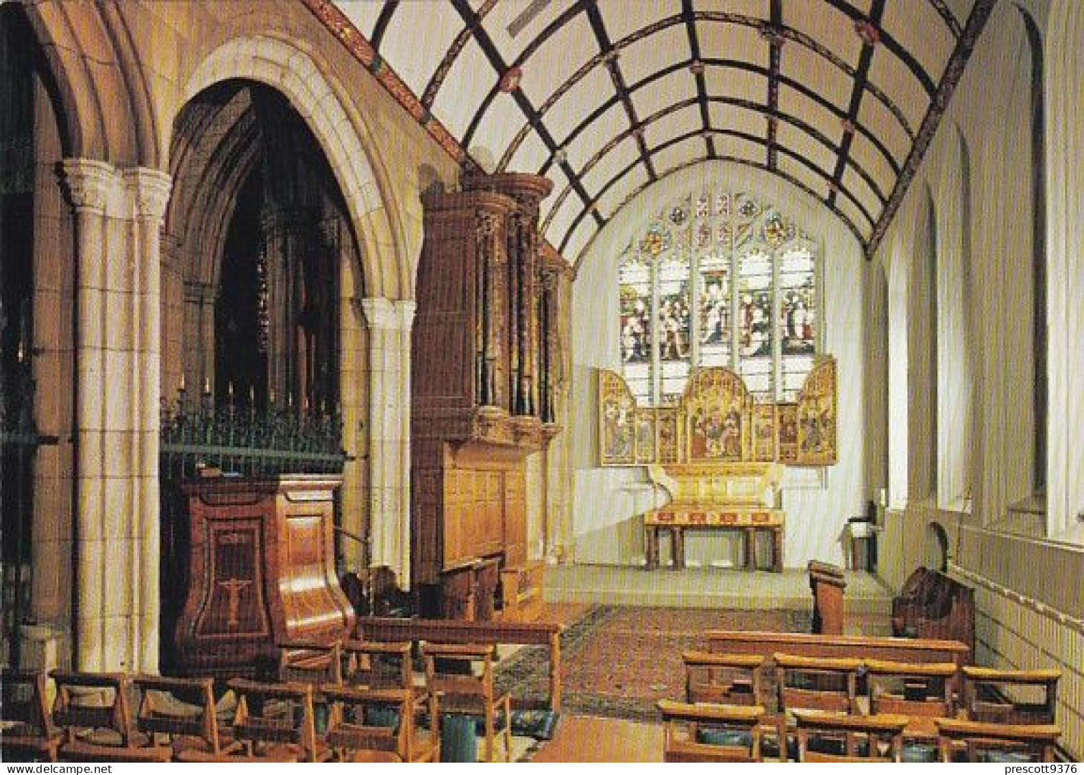 Interior, Truro Cathedral - Cornwall - Unused Postcard - Cor5 - Autres & Non Classés