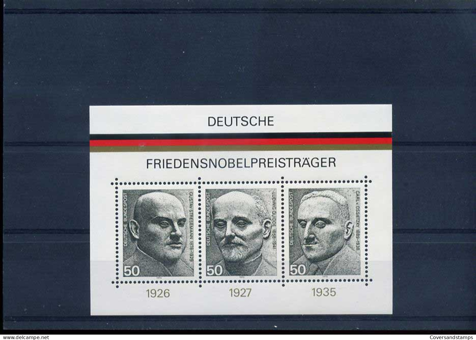 Bundespost - Nobelprijs Winnaars                          - Nobelpreisträger
