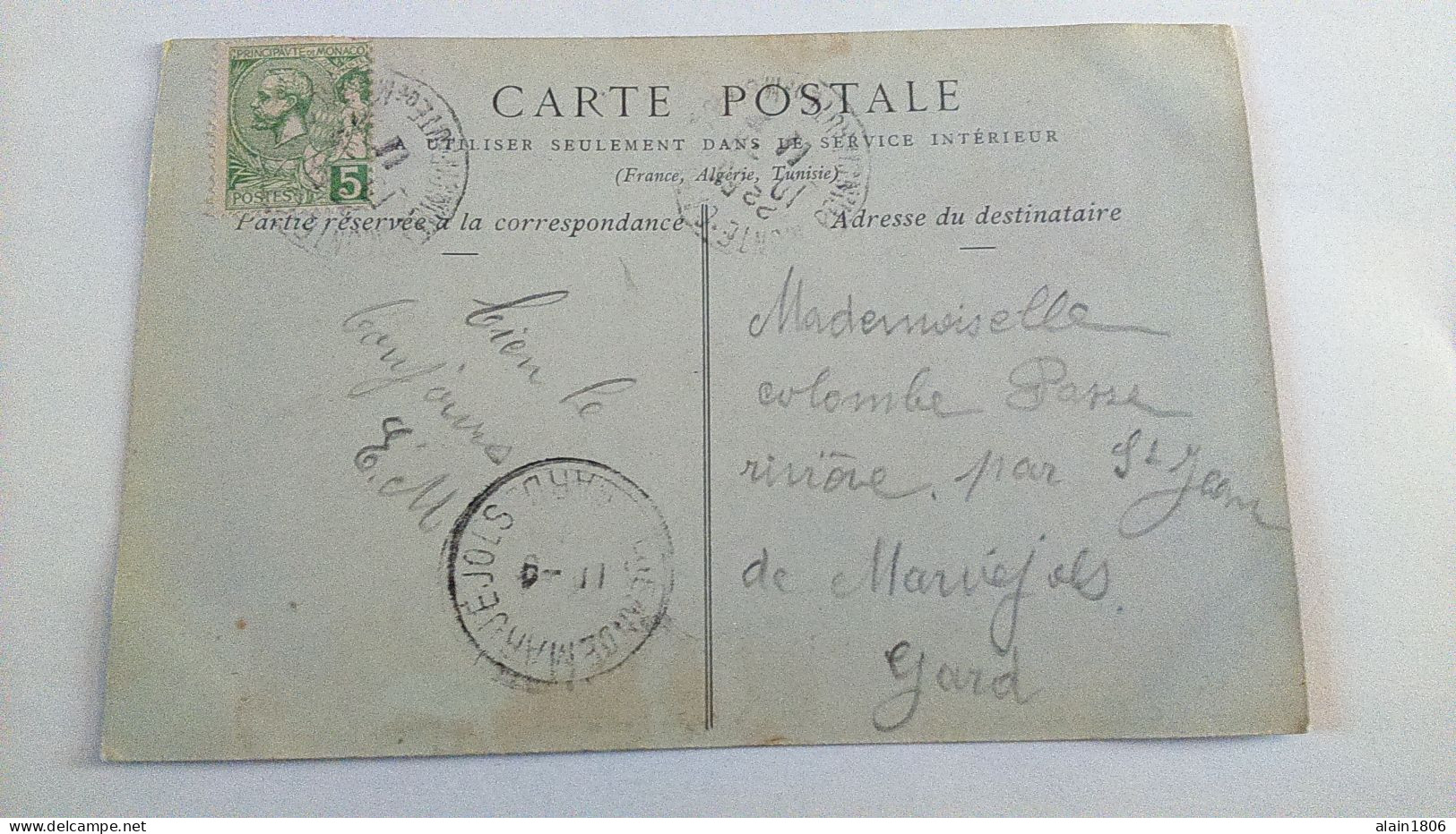 Carte Postale Ancienne ( Q2 ) De Monté Carlo , L Ascenseur Des Jardins - Monte-Carlo