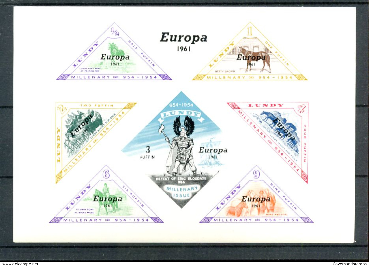 Lundy - Europa 1961                                      - Idées Européennes