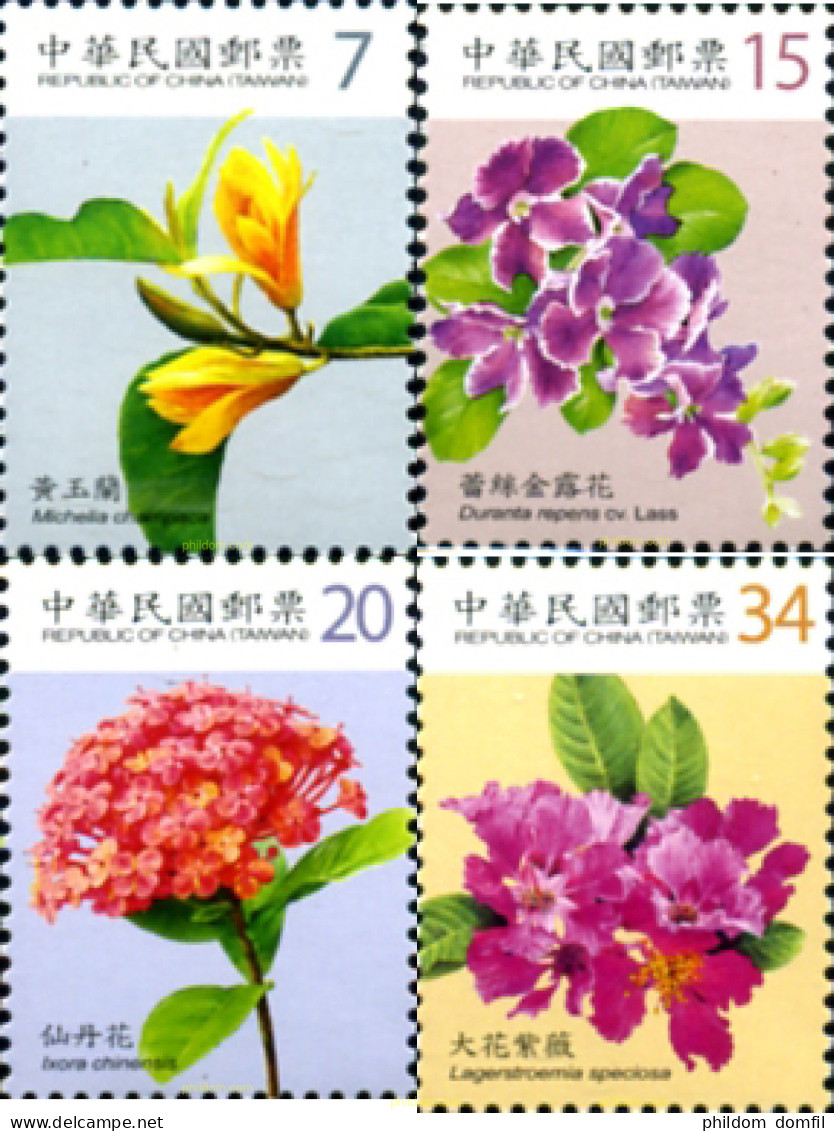 253070 MNH CHINA. FORMOSA-TAIWAN 2010 FLORES - Ongebruikt