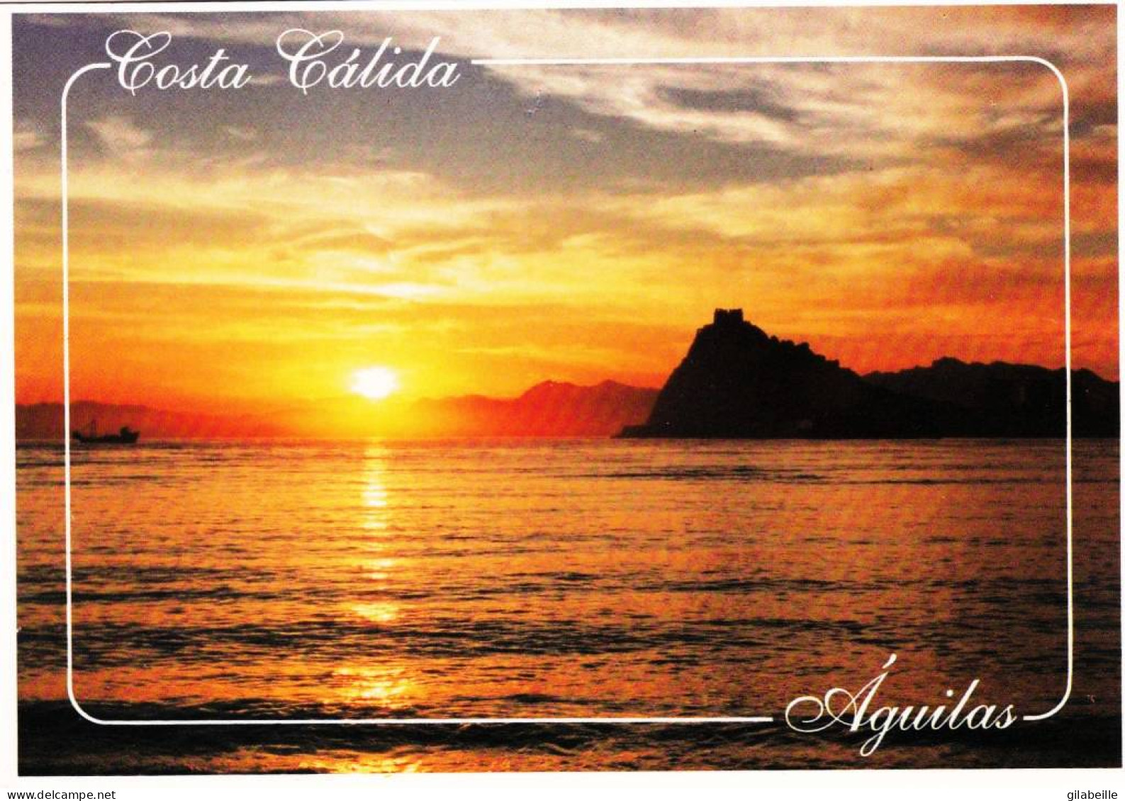 Costa Calida -  AGUILAS - Atardecer En El Puerto - Murcia
