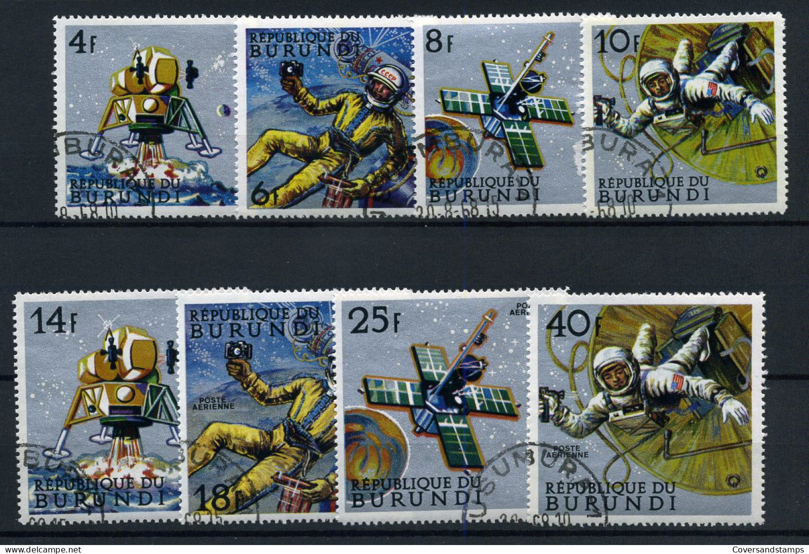 Royaume Du Burundi - 270/73 + PA78/81 - Gest / Obl / Used - Unused Stamps