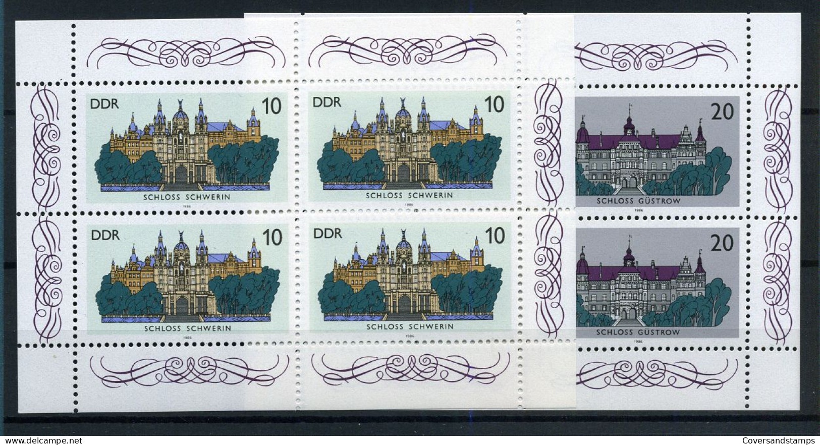 DDR - Mi 3032/33 Kleinbogen - ** MNH - Neufs