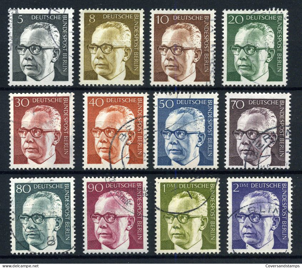 Bundespost Berlin - Mi 359/70  Gest / Obl / Used - Used Stamps