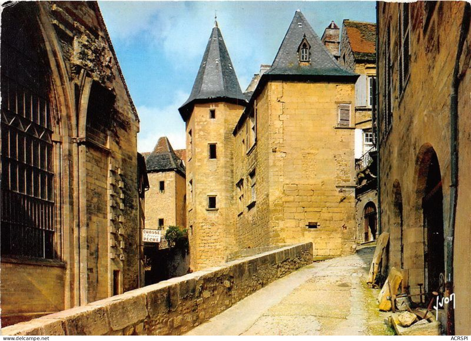 SARLAT Rue Magnanat Hotel CHASSAING ET SA TOUR DU XVe Siecle 28(scan Recto-verso) MA1019 - Sarlat La Caneda