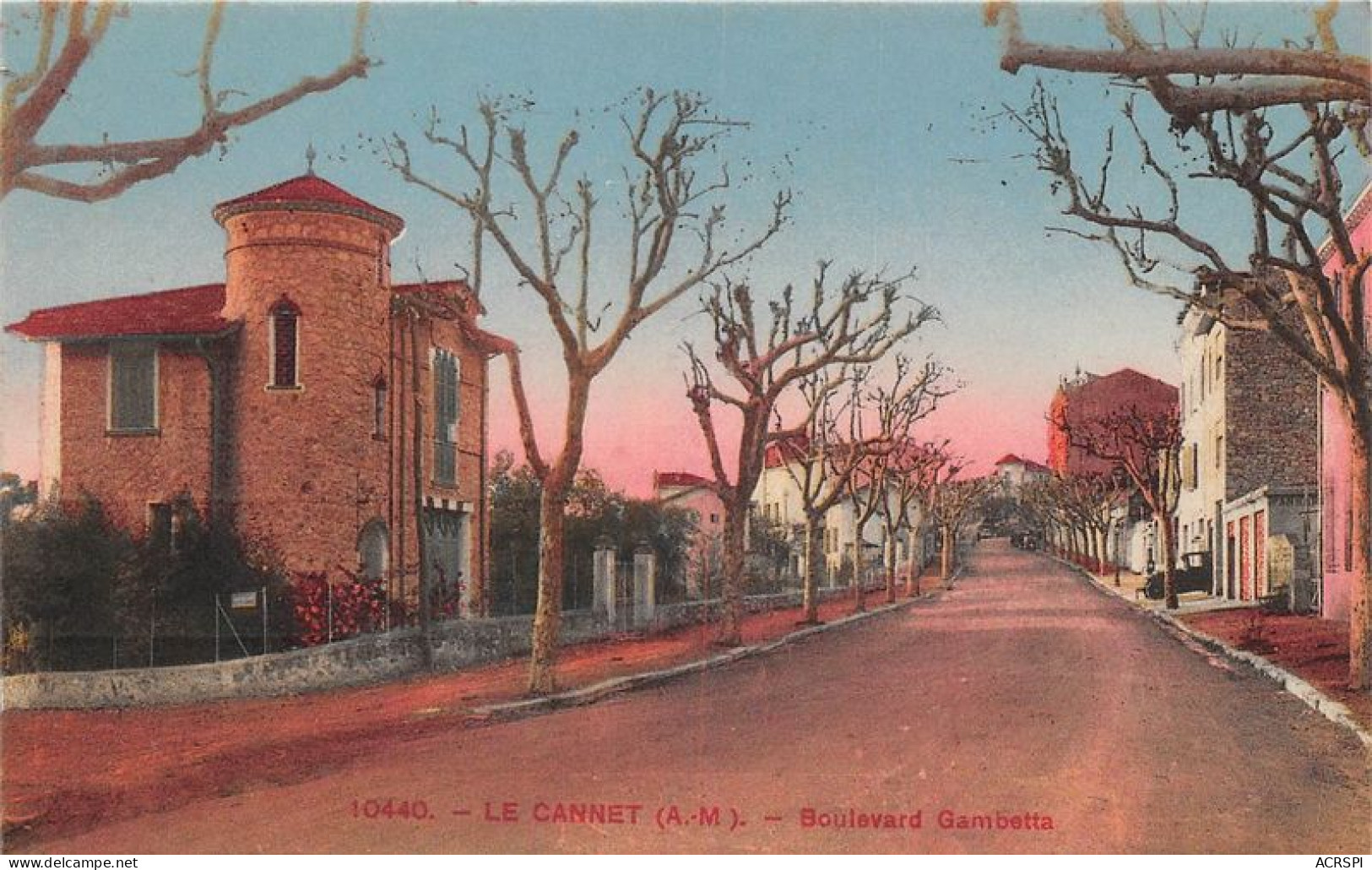 LE CANNET Boulevard Gambetta 11(scan Recto-verso) MA1018 - Le Cannet