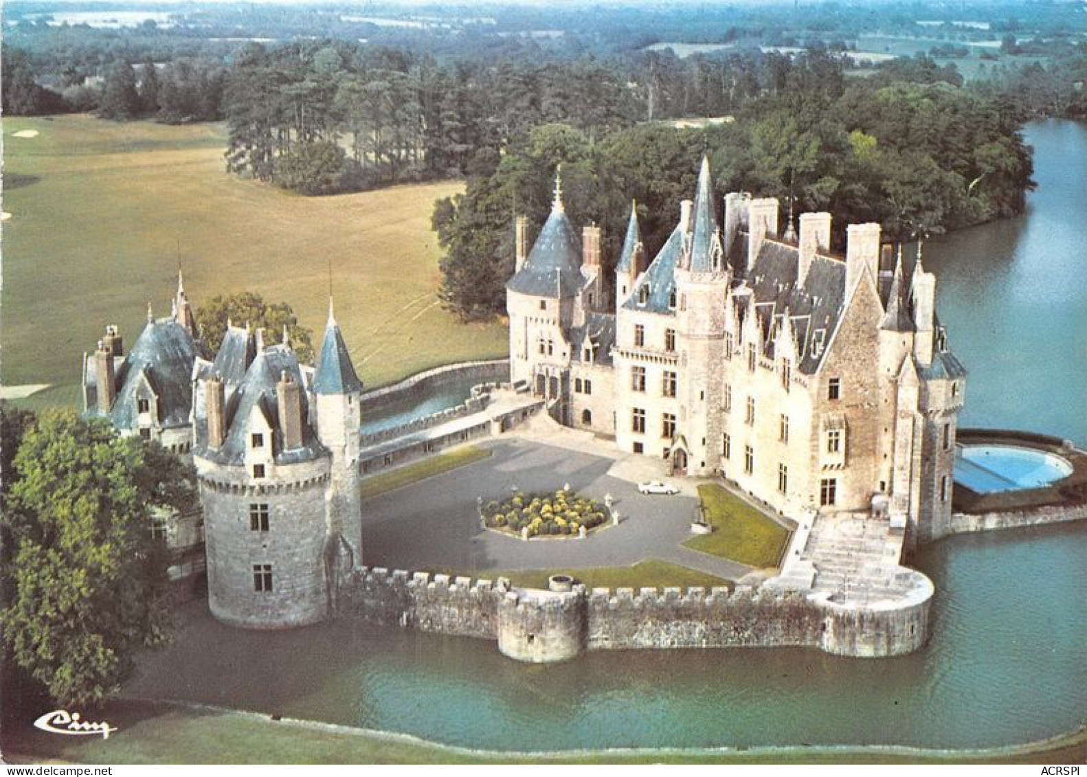 MISSILLAC Vue Aerienne Chateau De La Bretesche 31(scan Recto-verso) MA1016 - Missillac