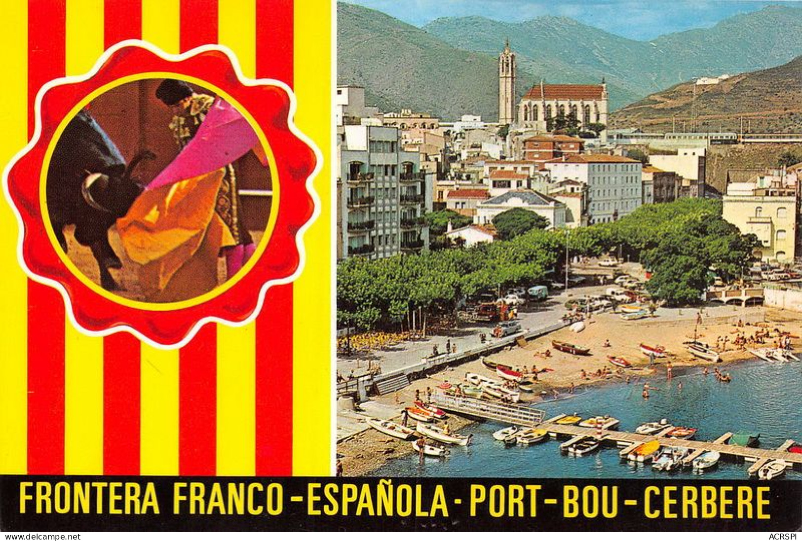 Frontera Franco Espanola PORT BOU CERBERE 28(scan Recto-verso) MA1014 - Cerbere