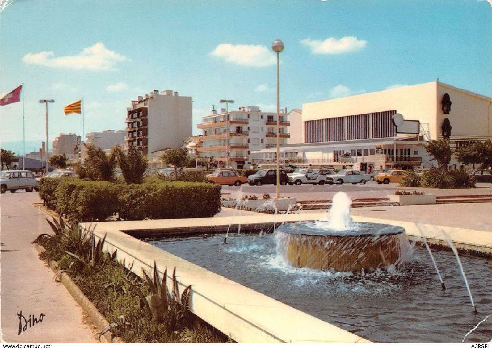 CANET PLAGE La Plage Radieuse Le Casino Et Tiffanys 10(scan Recto-verso) MA1014 - Canet Plage