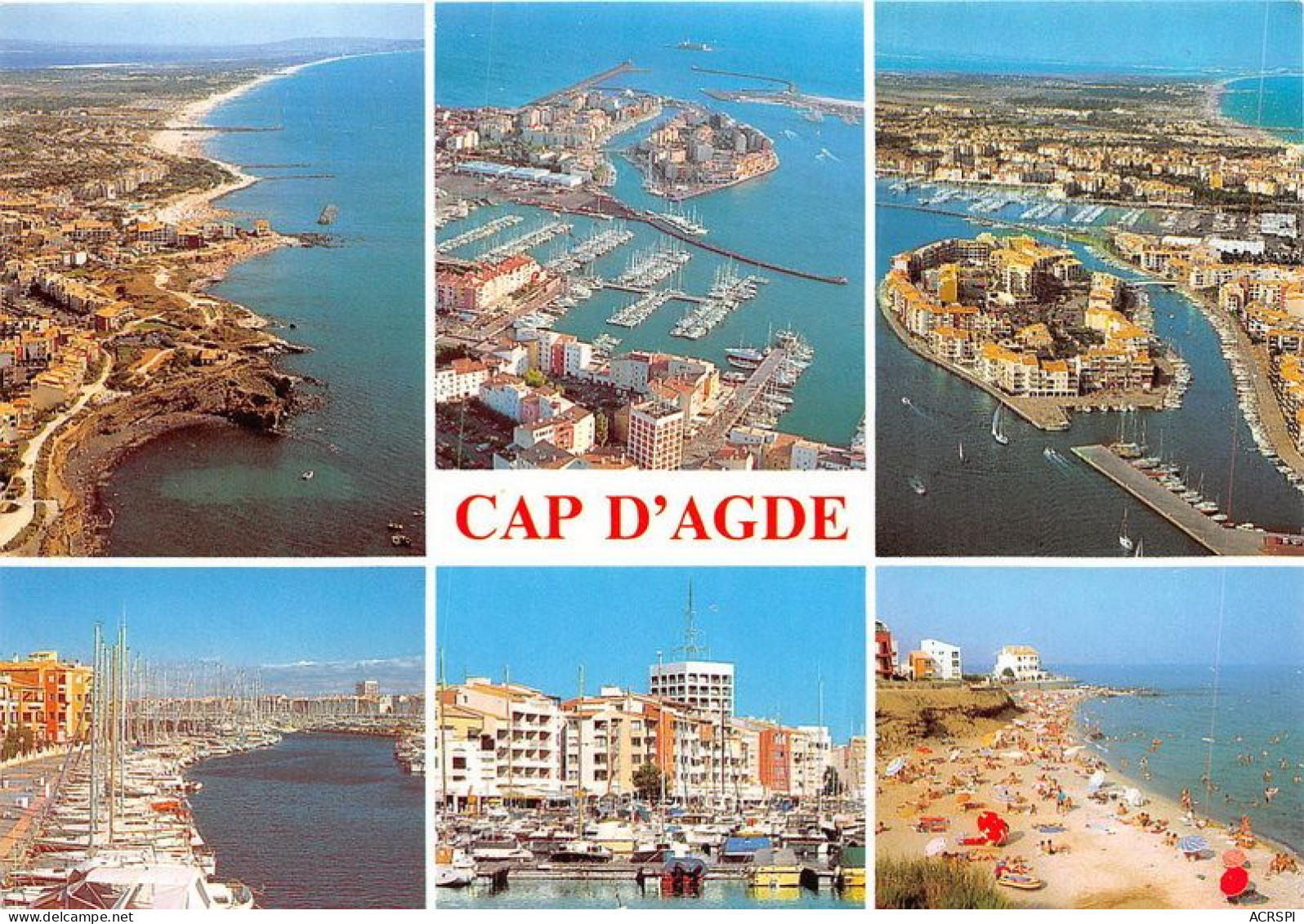 LE CAP D AGDE Au Bord De La Cote Mediterraneenne 23(scan Recto-verso) MA1007 - Agde