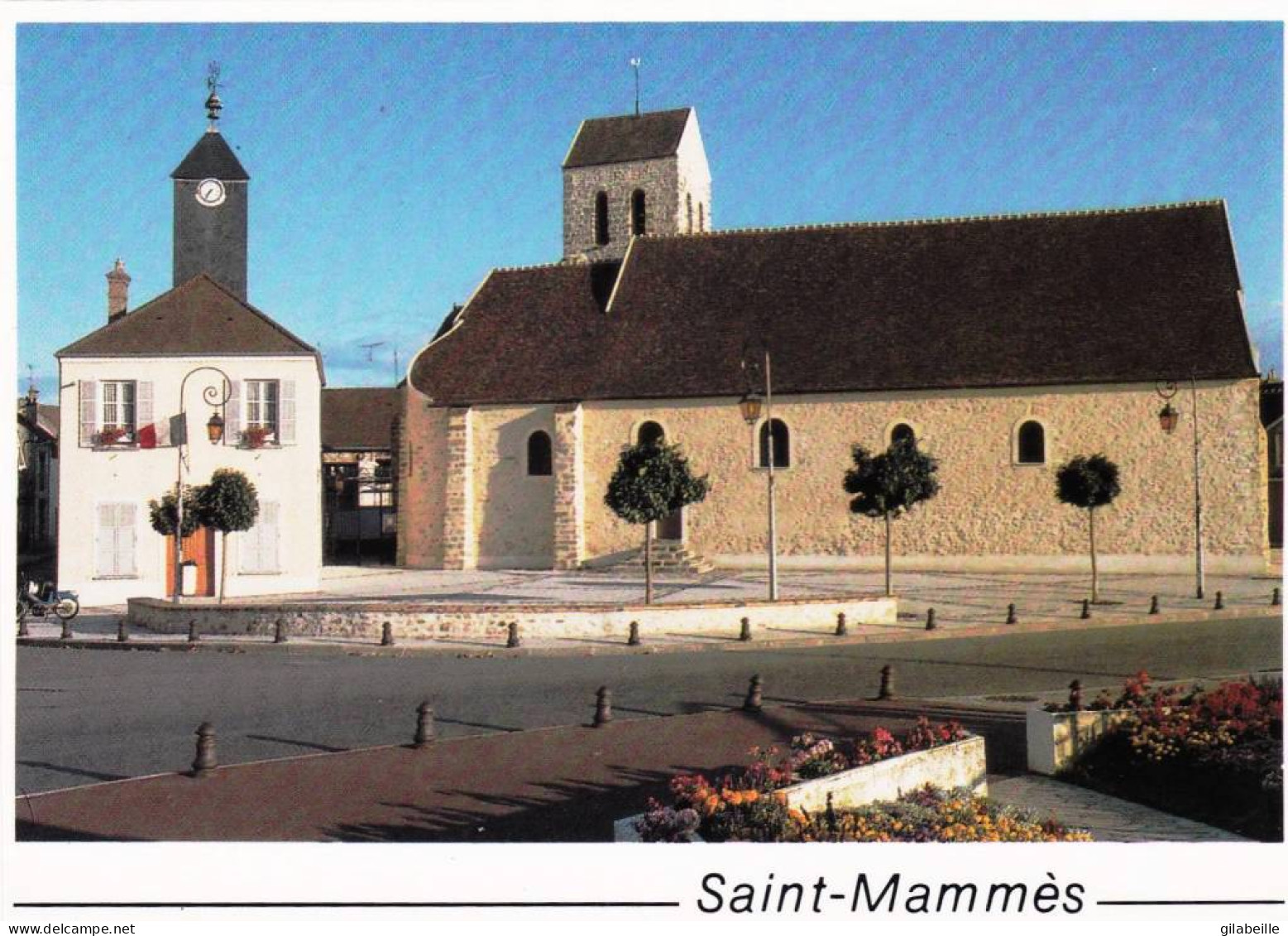 77 - Seine Et Marne -  SAINT MAMMES - La Mairie Et L église - Saint Mammes