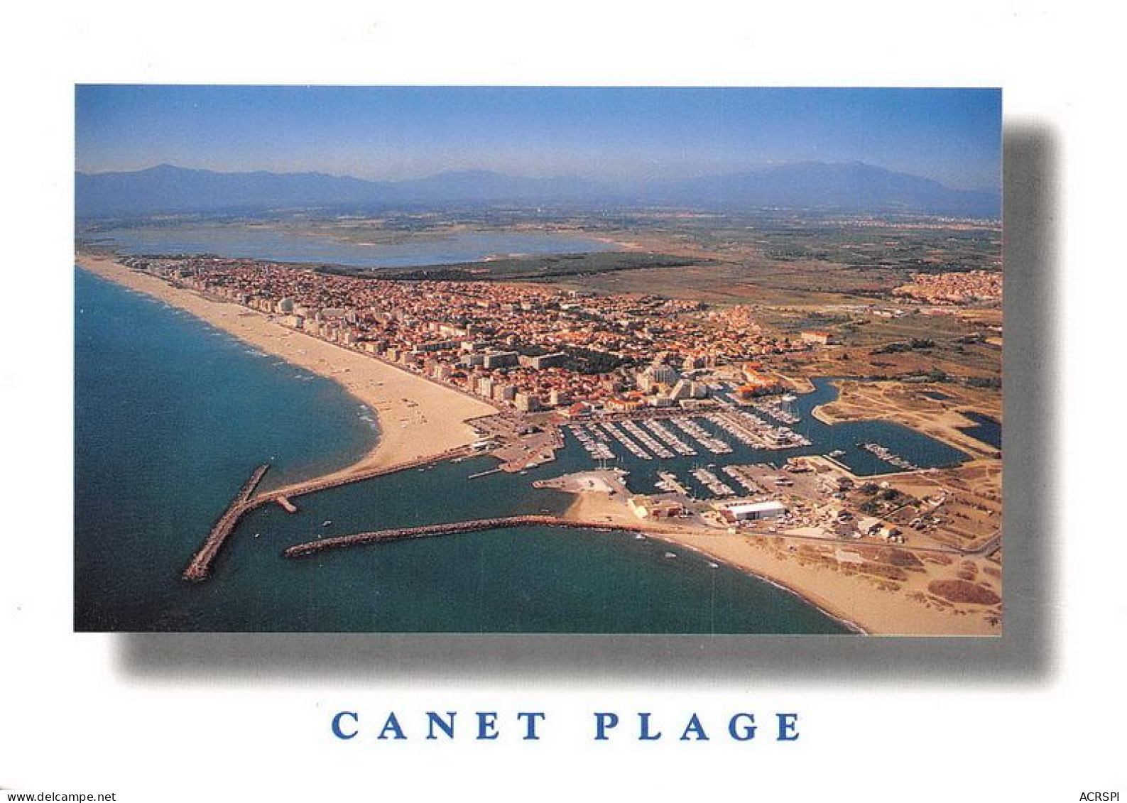 CANET PLAGE Vue Aerienne 12(scan Recto-verso) MA1003 - Canet Plage