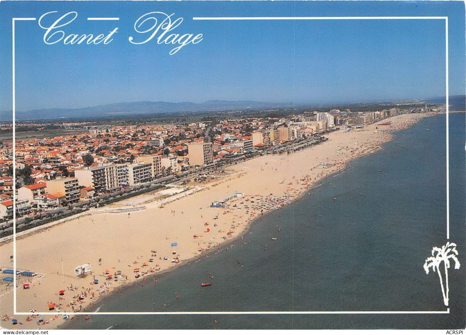 CANET PLAGE Vue Aerienne 11(scan Recto-verso) MA1003 - Canet Plage