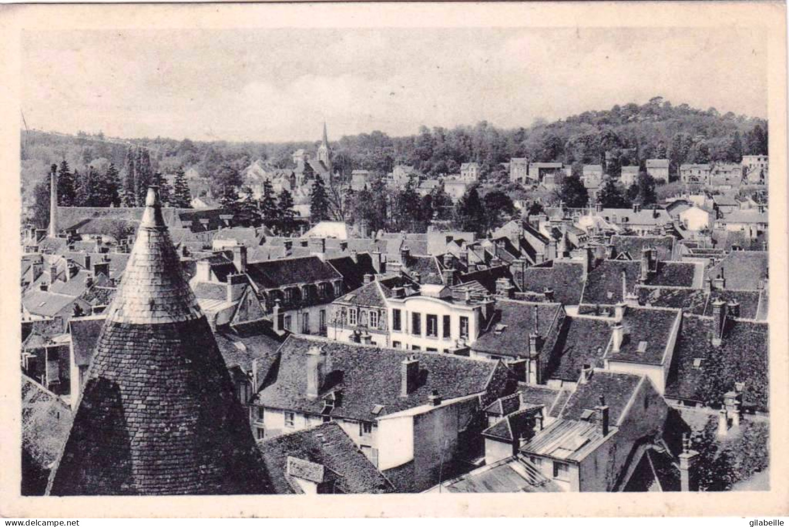 77 - Seine Et Marne -  NEMOURS -  Panorama Vers L église Saint Pierre - Nemours