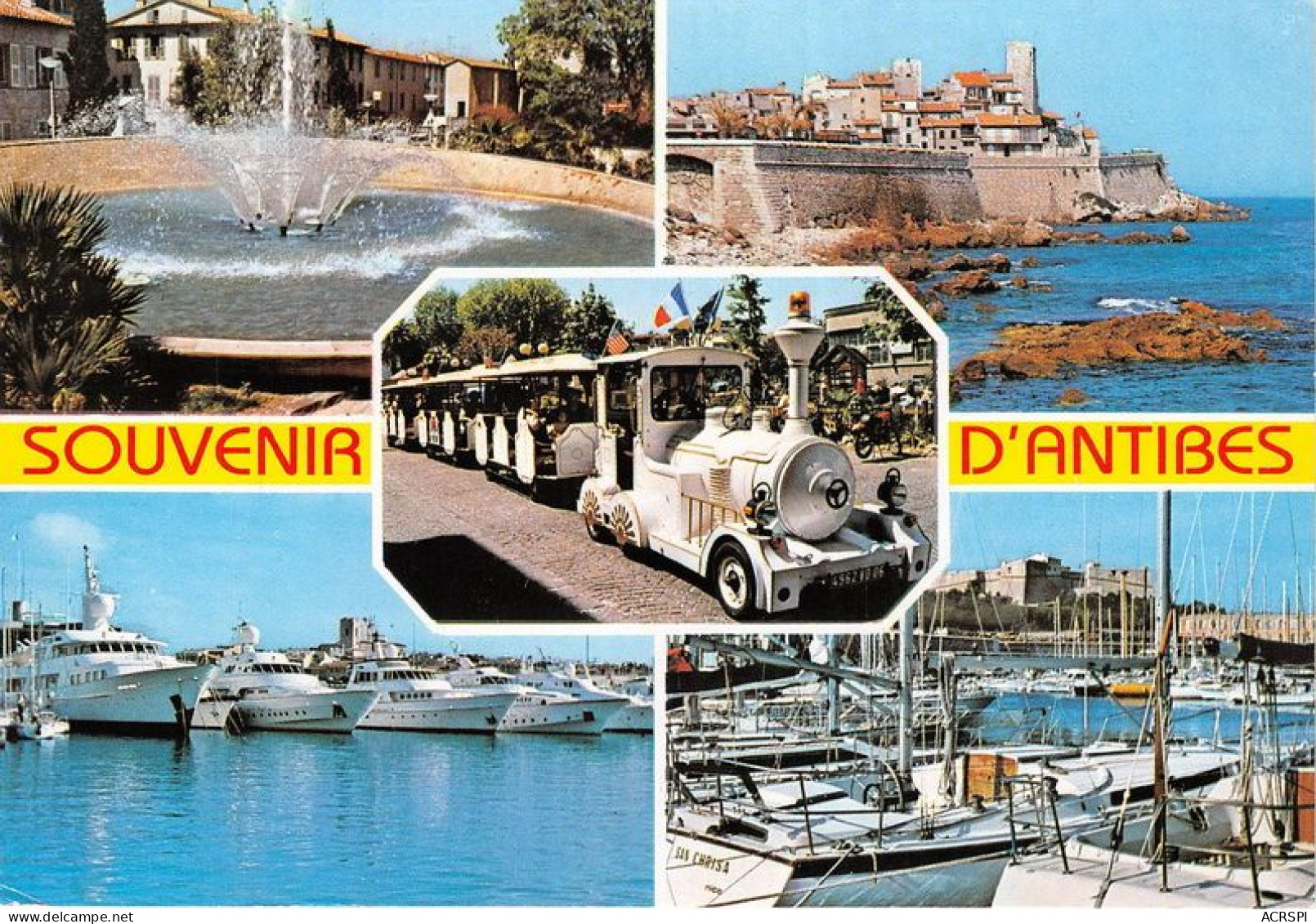 ANTIBES Le Jardin Public La Vieille Ville Et Ses Remparts 12(scan Recto-verso) MA1039 - Antibes - Old Town