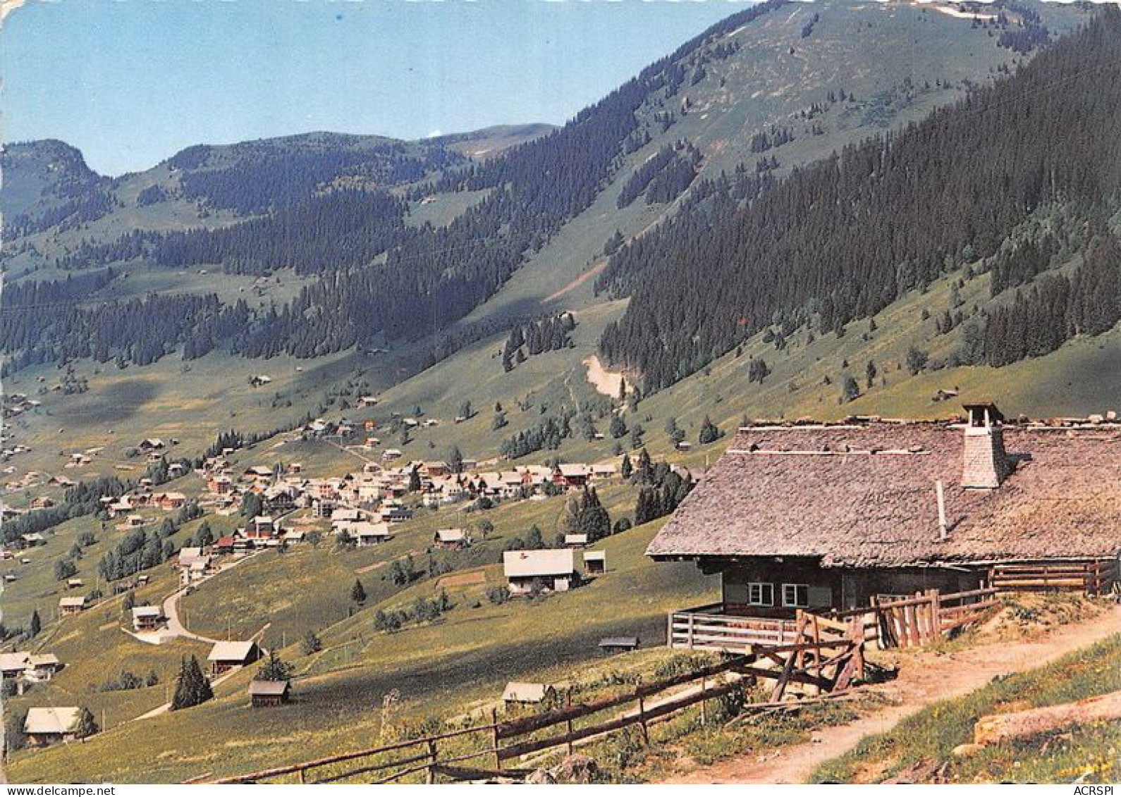 CHATEL Alt 1200 2000 M Vue Generale Et Le Morclan Alt 1990m 29(scan Recto-verso) MA1038 - Châtel