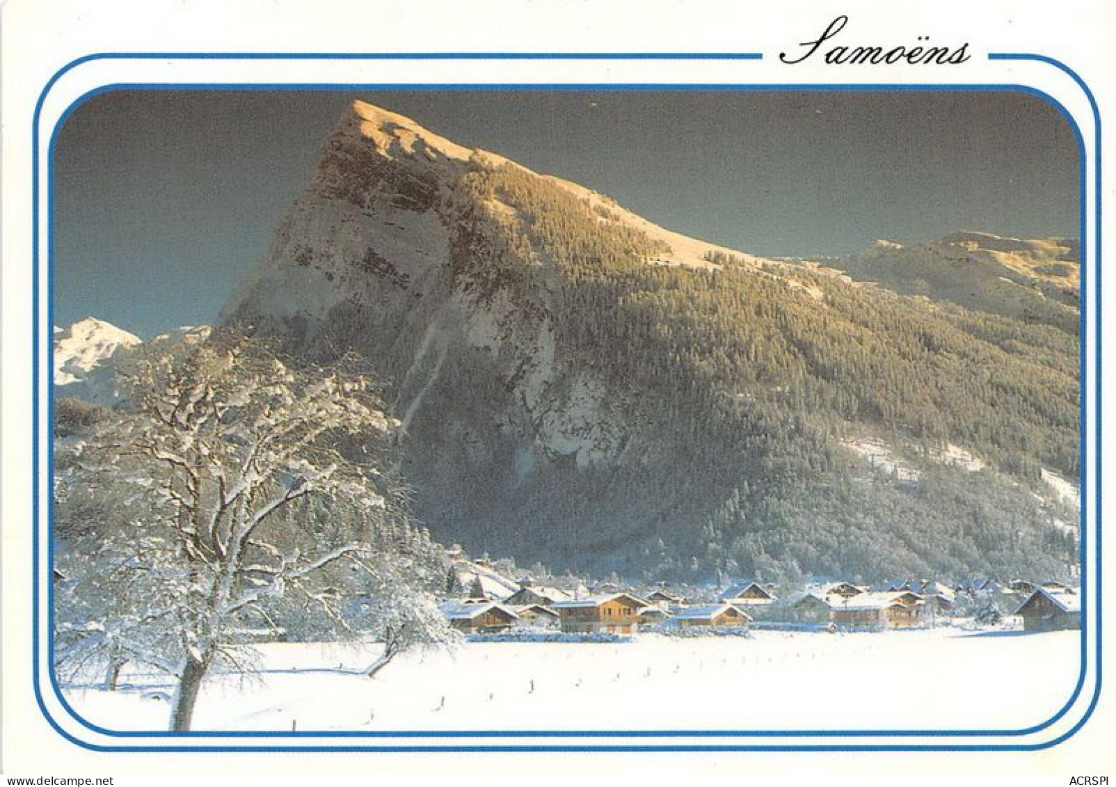 SAMOENS Alt 714 1800m Les Chalets De SAMOENS Et Le CRIOU 2250m 27(scan Recto-verso) MA1038 - Samoëns