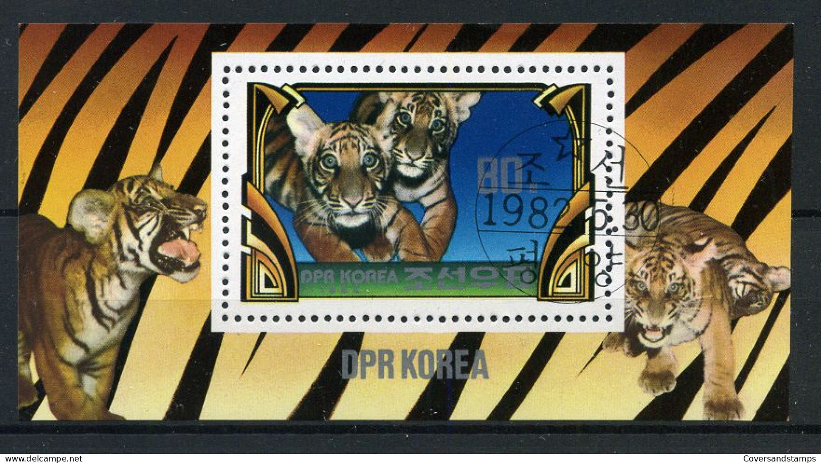 DPR Korea -  Tigers - Big Cats (cats Of Prey)