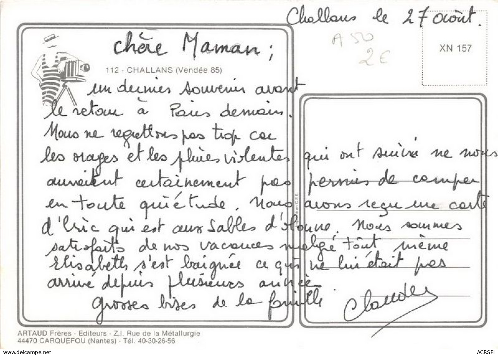 CHALLANS 18(scan Recto-verso) MA1035 - Challans