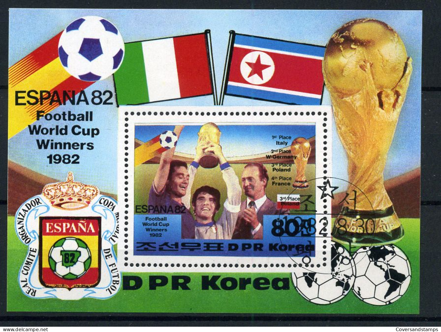 DPR Korea -  Espana 82 Football World Cup Winners 1982 - 1982 – Espagne