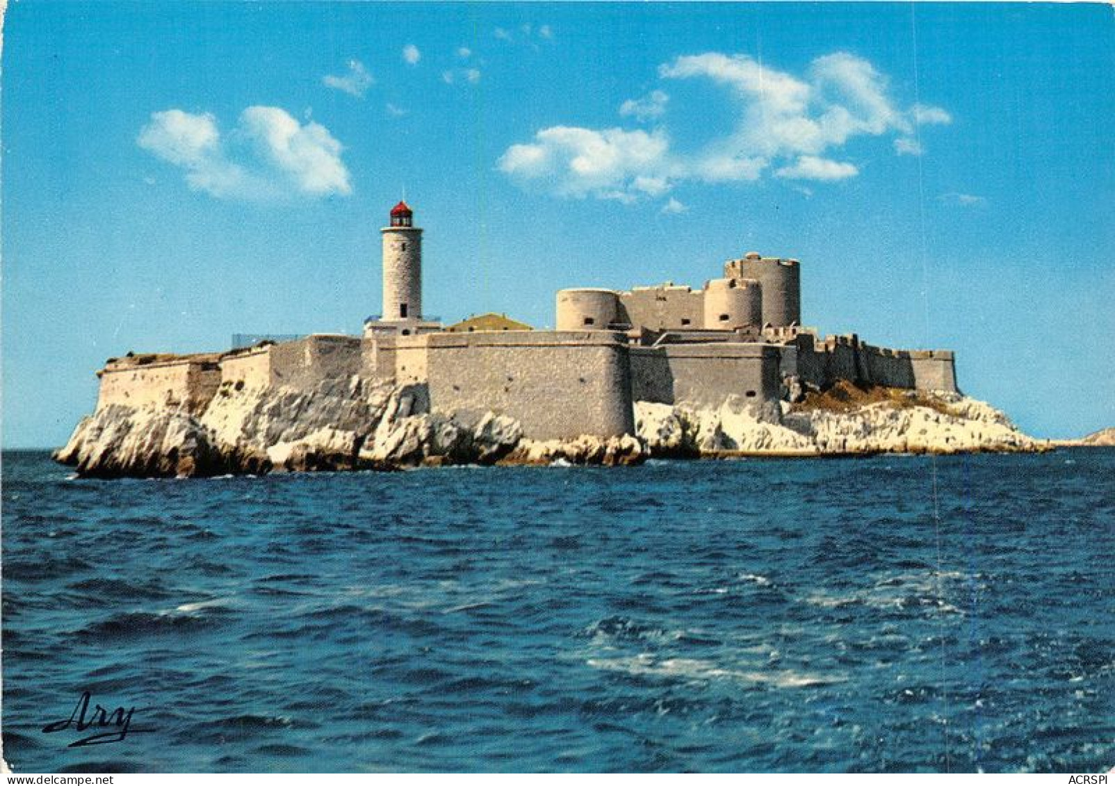 MARSEILLE Le Chateau D If 16(scan Recto-verso) MA1034 - Castello Di If, Isole ...