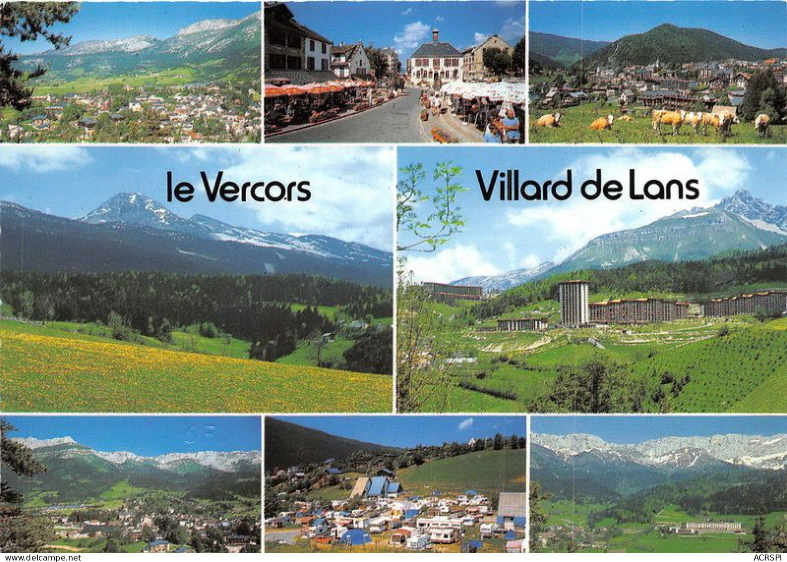 VILLARD DE LANS Altitude 1050m La Grande Moucherolle Les Glovettes 10(scan Recto-verso) MA1032 - Villard-de-Lans