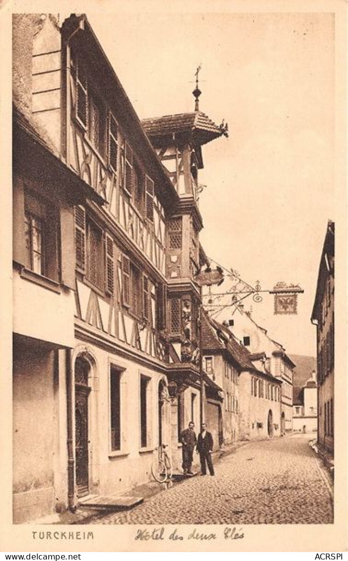 TURCKHEIM Hotel Des Deux Cles 17(scan Recto-verso) MA1027 - Turckheim