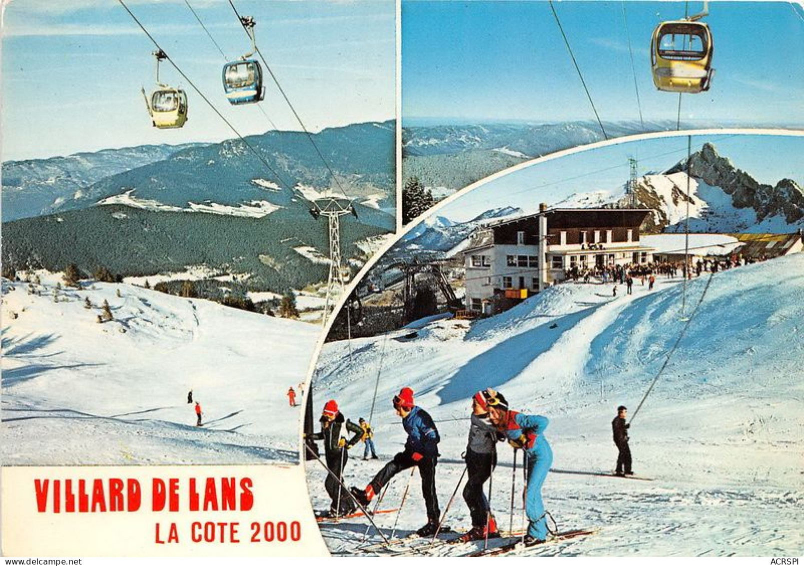 VILLARD DE LANS La Cote 2000 23(scan Recto-verso) MA1023 - Villard-de-Lans