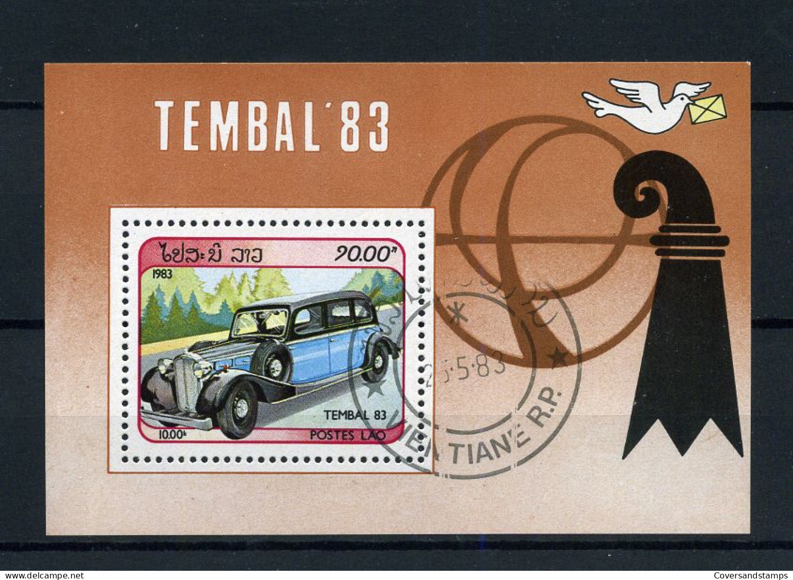 Postes Lao - Tembal '83 - Car - Auto's