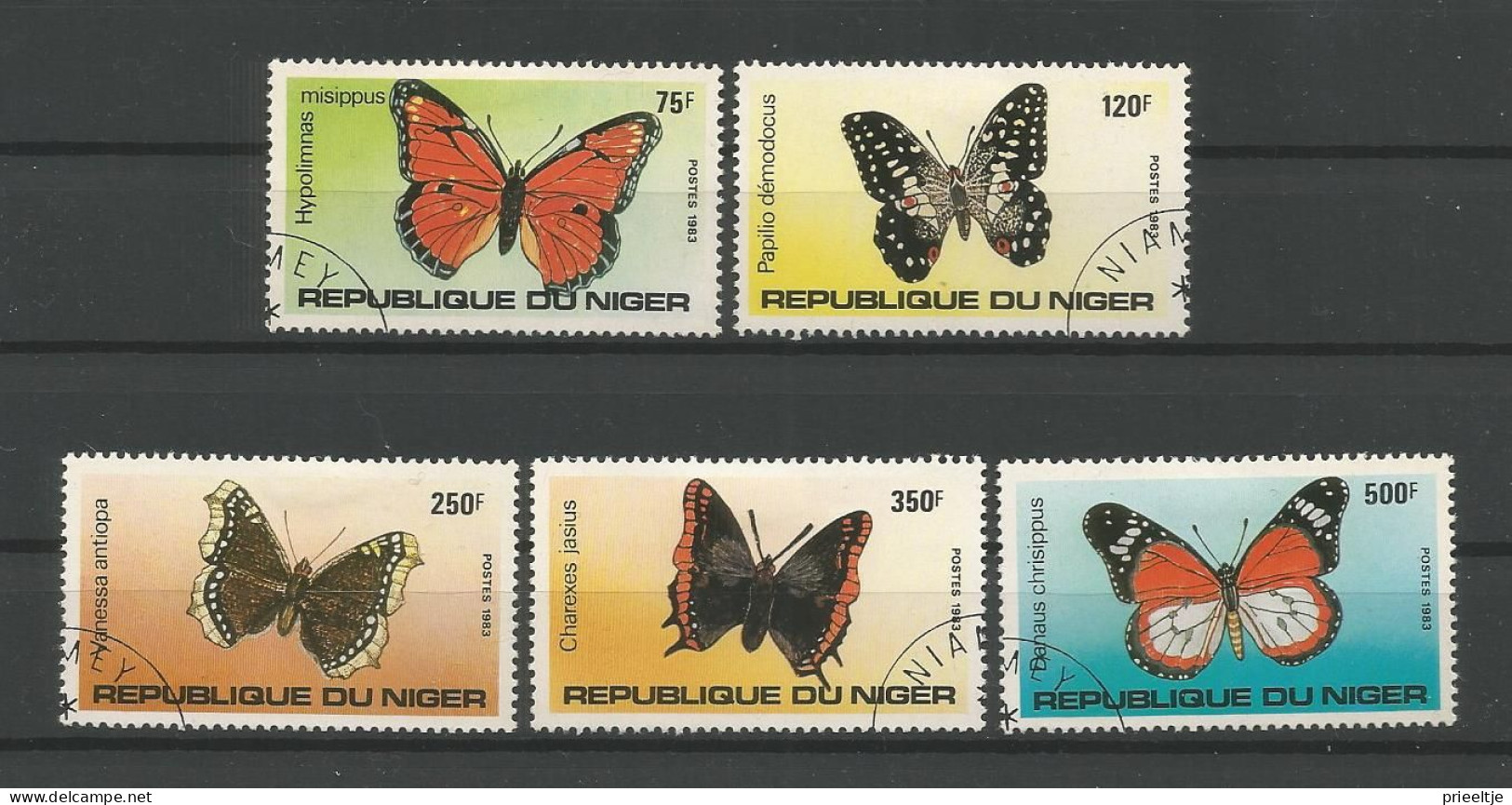 Niger 1983 Butterflies Y.T. 625/629  (0) - Niger (1960-...)