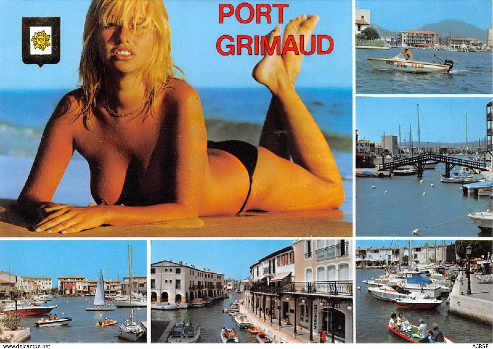 Souvenir De PORT GRIMAUD24(scan Recto-verso) MA1021 - Port Grimaud