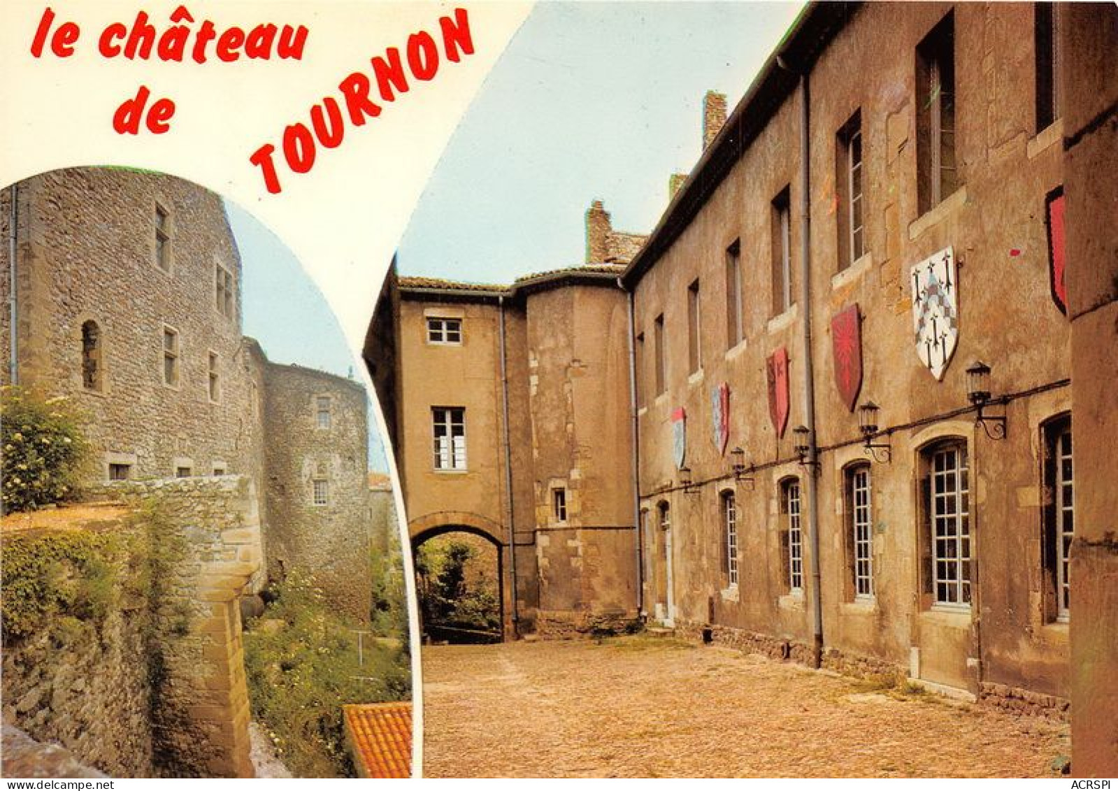 TOURNON Le Chateau XVe Et XVIe S 21(scan Recto-verso) MA1057 - Tournon