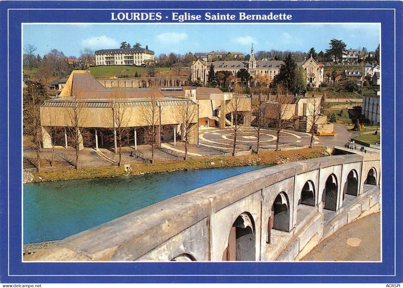 LOURDES Eglise Sainte Bernadette 10(scan Recto-verso) MA1056 - Lourdes