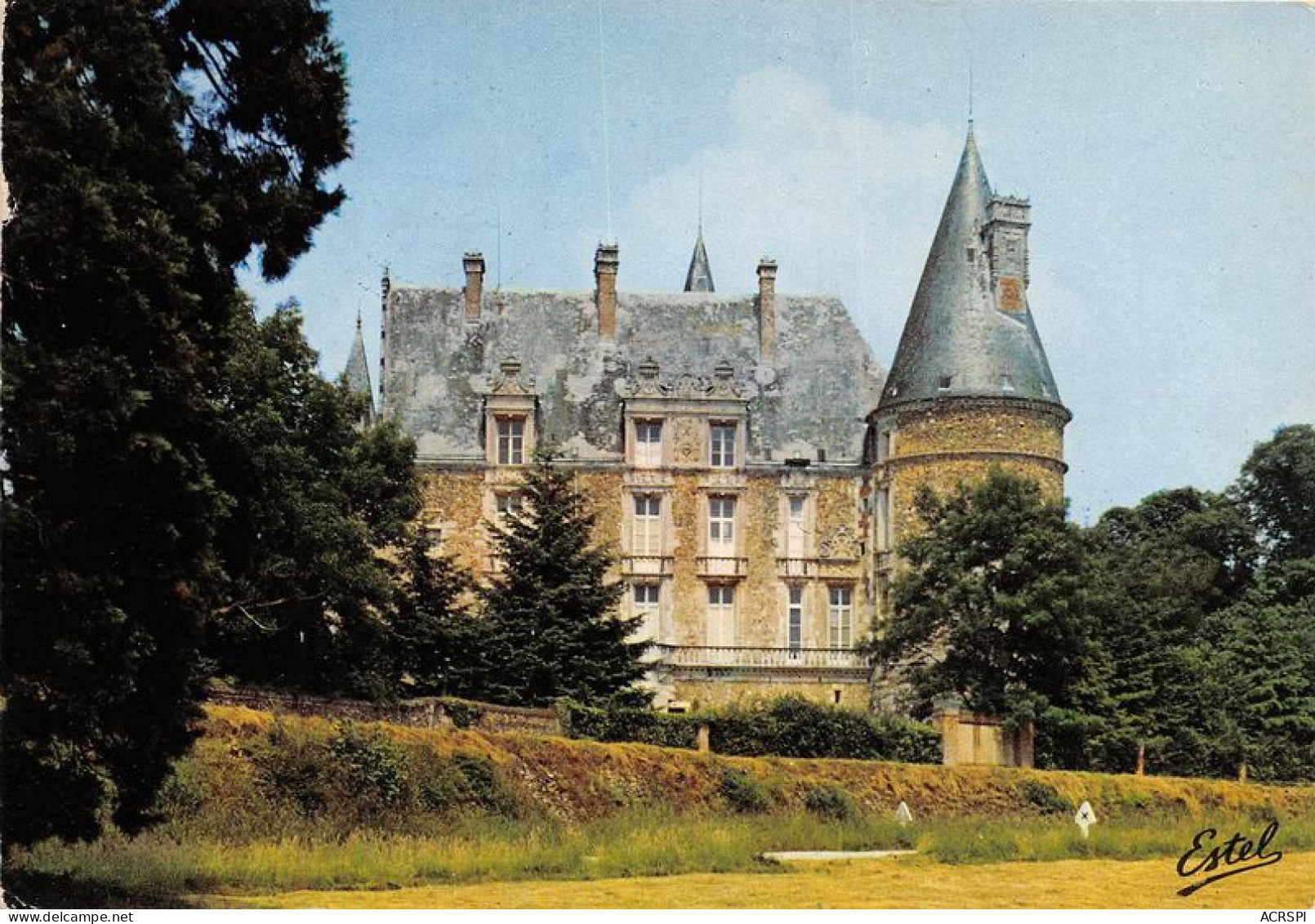 COURTALAIN Le Chateau Construit En 1483 Par Guillaume D Avaugour Et Perrette De Baif 17(scan Recto-verso) MA1054 - Courtalain