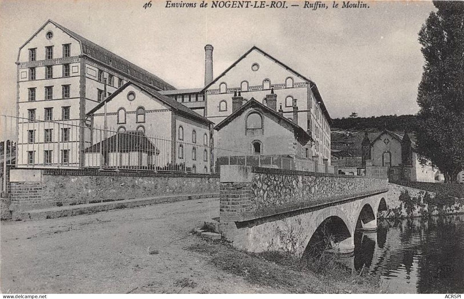 Environs De NOGENT LE ROI Ruffin Le Moulin 8(scan Recto-verso) MA1054 - Nogent Le Roi