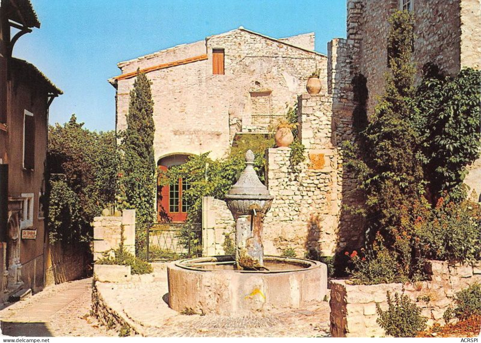 VAISON LA ROMAINE La Pompei Francaise La Vieille Fontaine Devant L Hotel Du Beffroi 5(scan Recto-verso) MA1052 - Vaison La Romaine