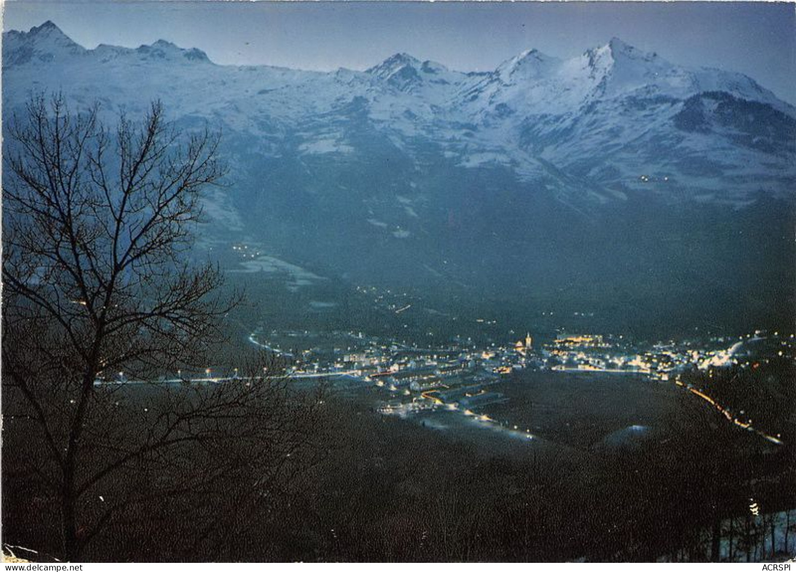 BOURG SAINT MAURICE Les Arcs Alt 1600 M La Station La Nuit 5(scan Recto-verso) MA1051 - Bourg Saint Maurice