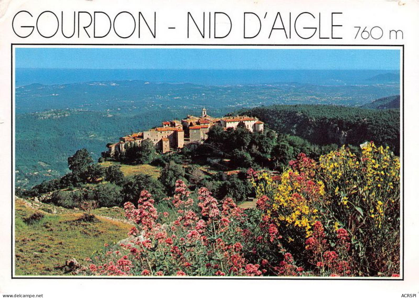 GOURDON Nid D Aigle 760m Village Perche 6(scan Recto-verso) MA1044 - Gourdon