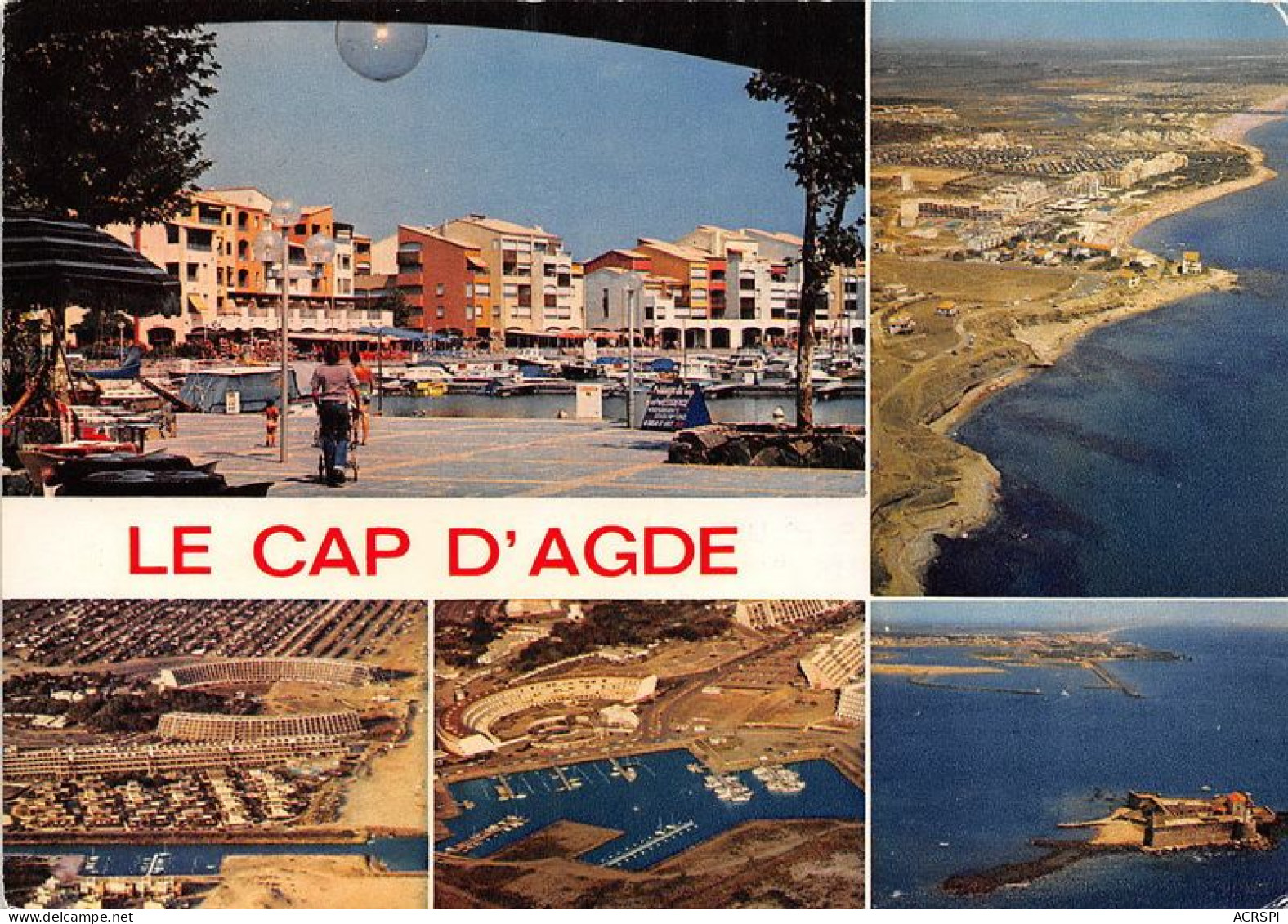 Station Du Bas Languedoc LE CAP D AGDE Centre Naturiste 16(scan Recto-verso) MA1041 - Agde