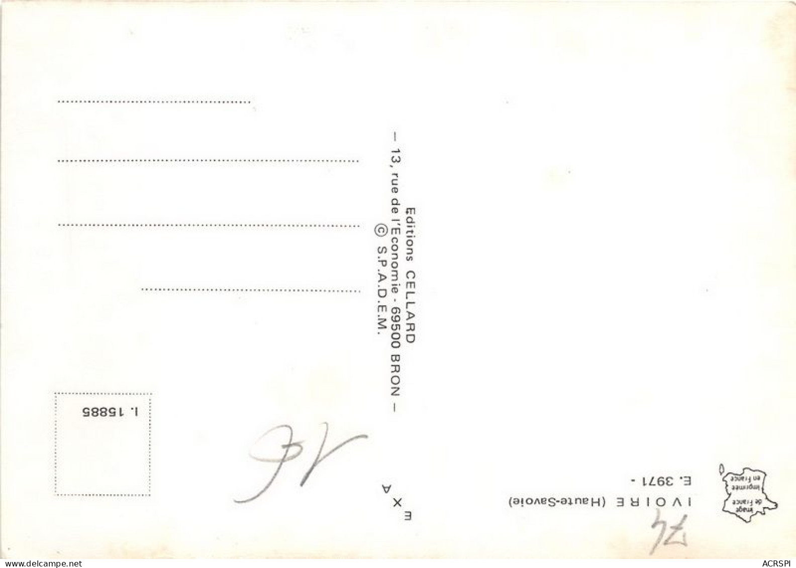 YVOIRE 15(scan Recto-verso) MA1072 - Yvoire