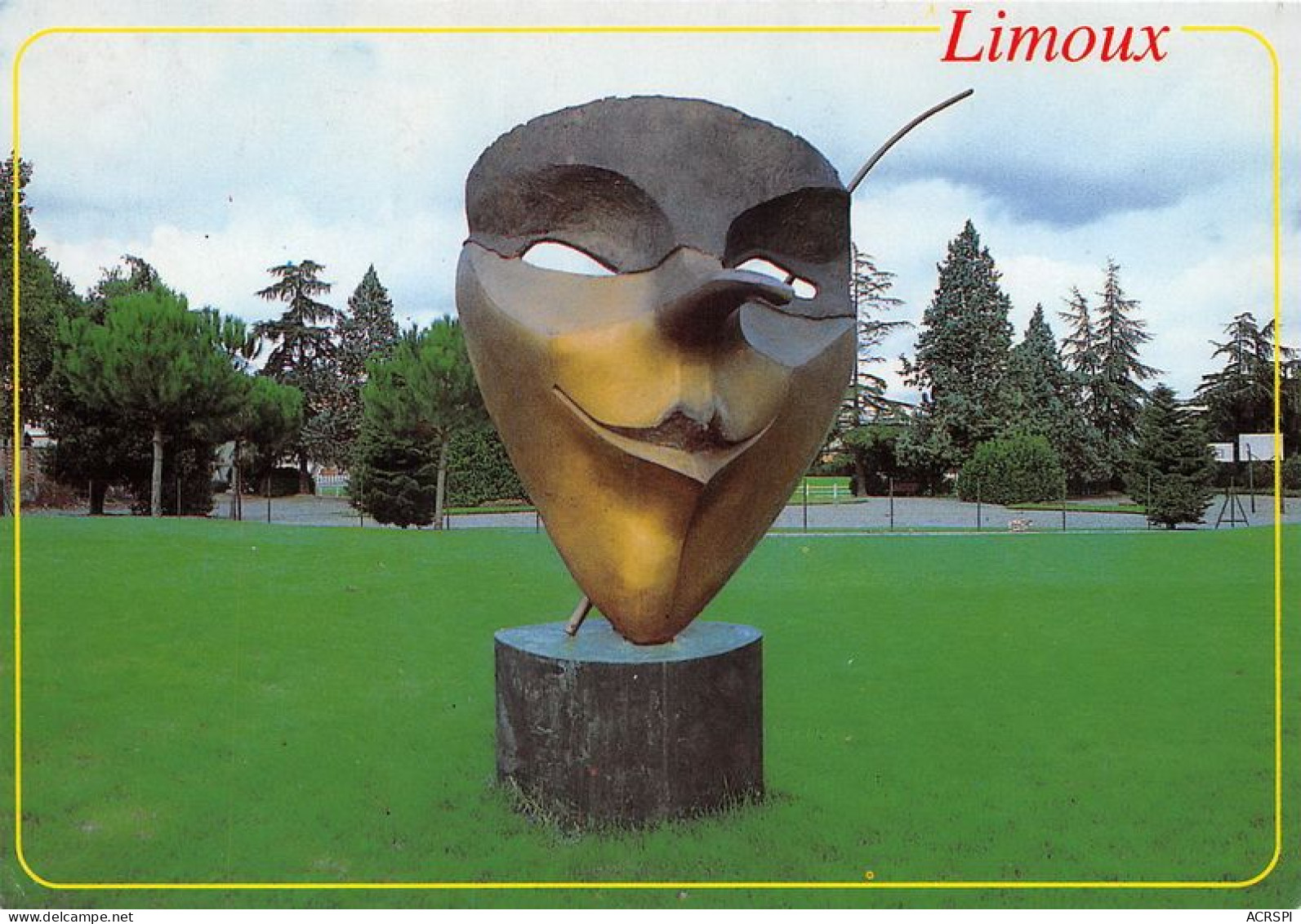 LIMOUX Masque De Bronze 4(scan Recto-verso) MA1068 - Limoux