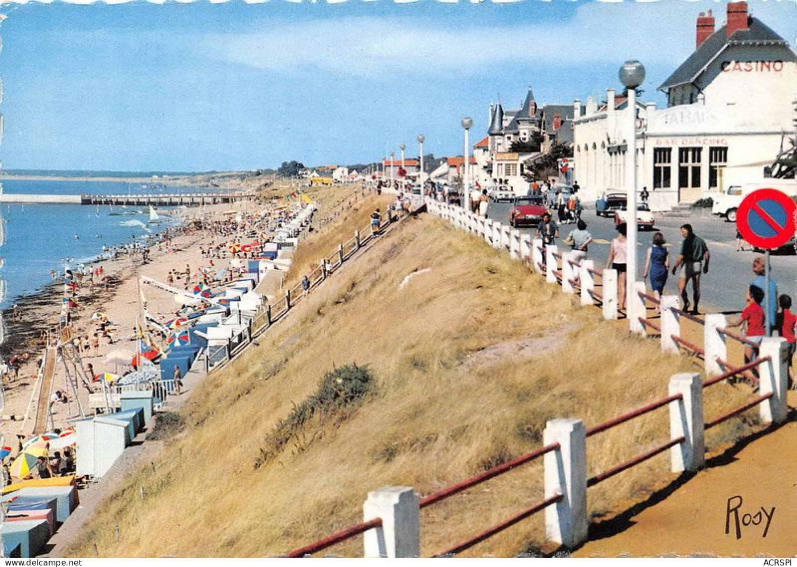 THARON PLAGE La Plage Le Boulevard De L Ocean Et Le Casino 6(scan Recto-verso) MA1067 - Tharon-Plage