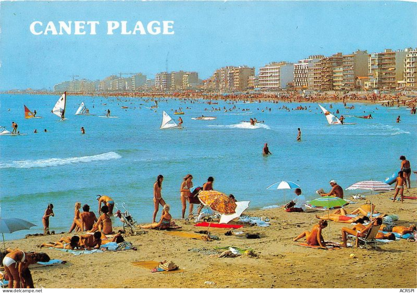 CANET PLAGE La Plage 27(scan Recto-verso) MA1065 - Canet Plage