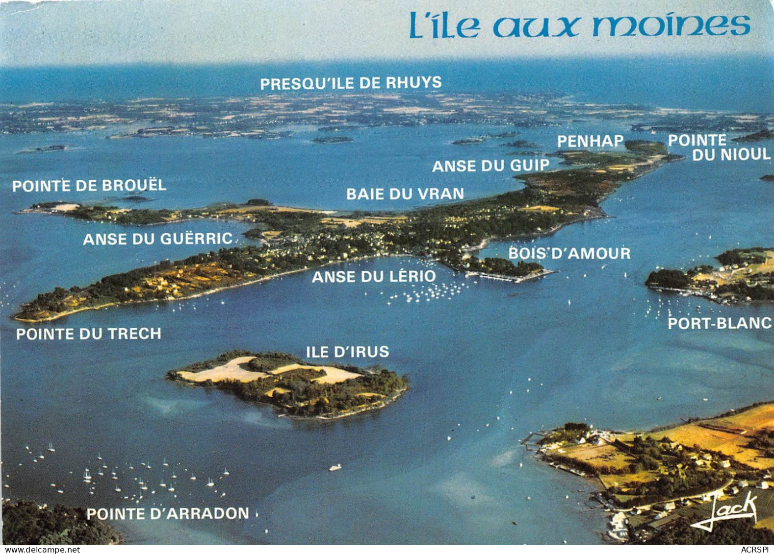 L ILE AUX MOINES  21(scan Recto-verso) MA1066 - Ile Aux Moines